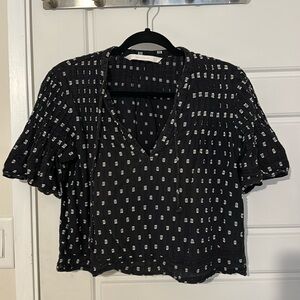 Zara flowy tapered top